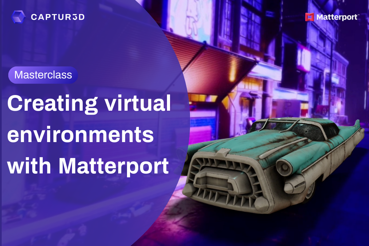 Creating virtual environments with Matterport