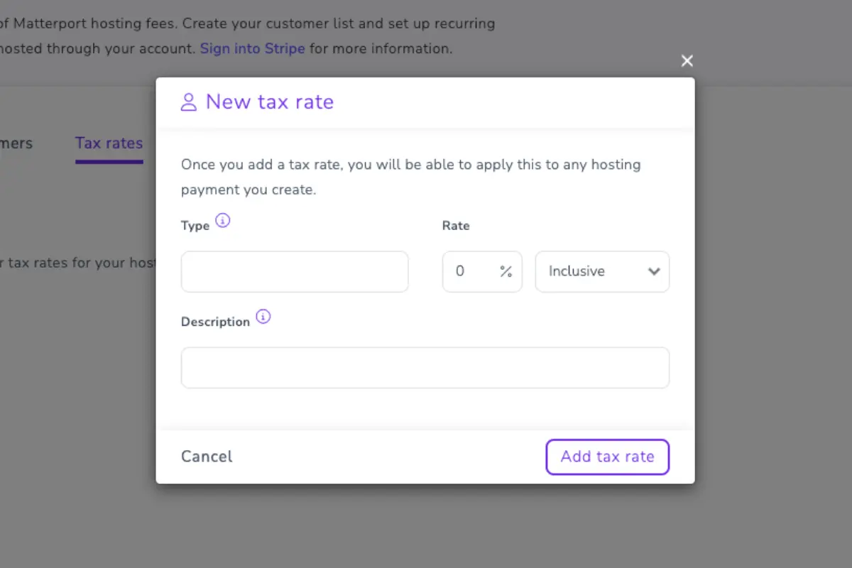 Custom Tax Rates