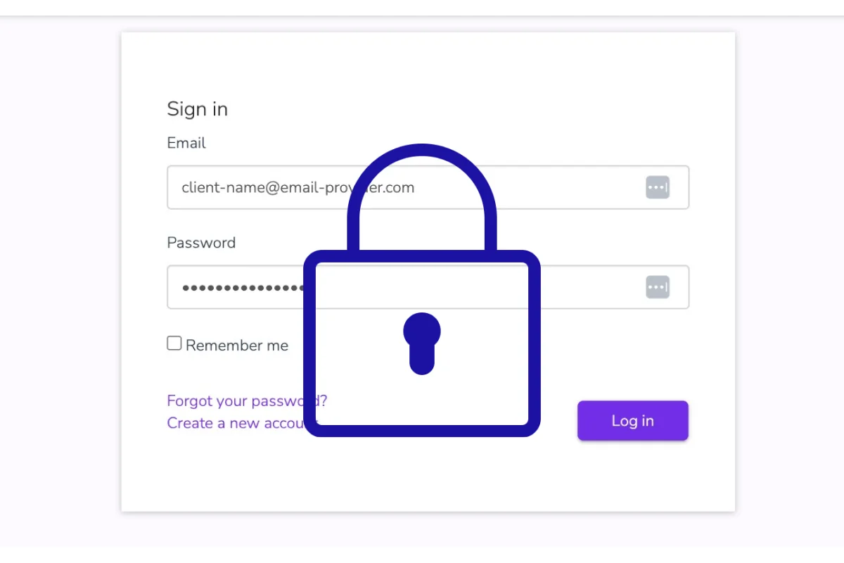Secure login
