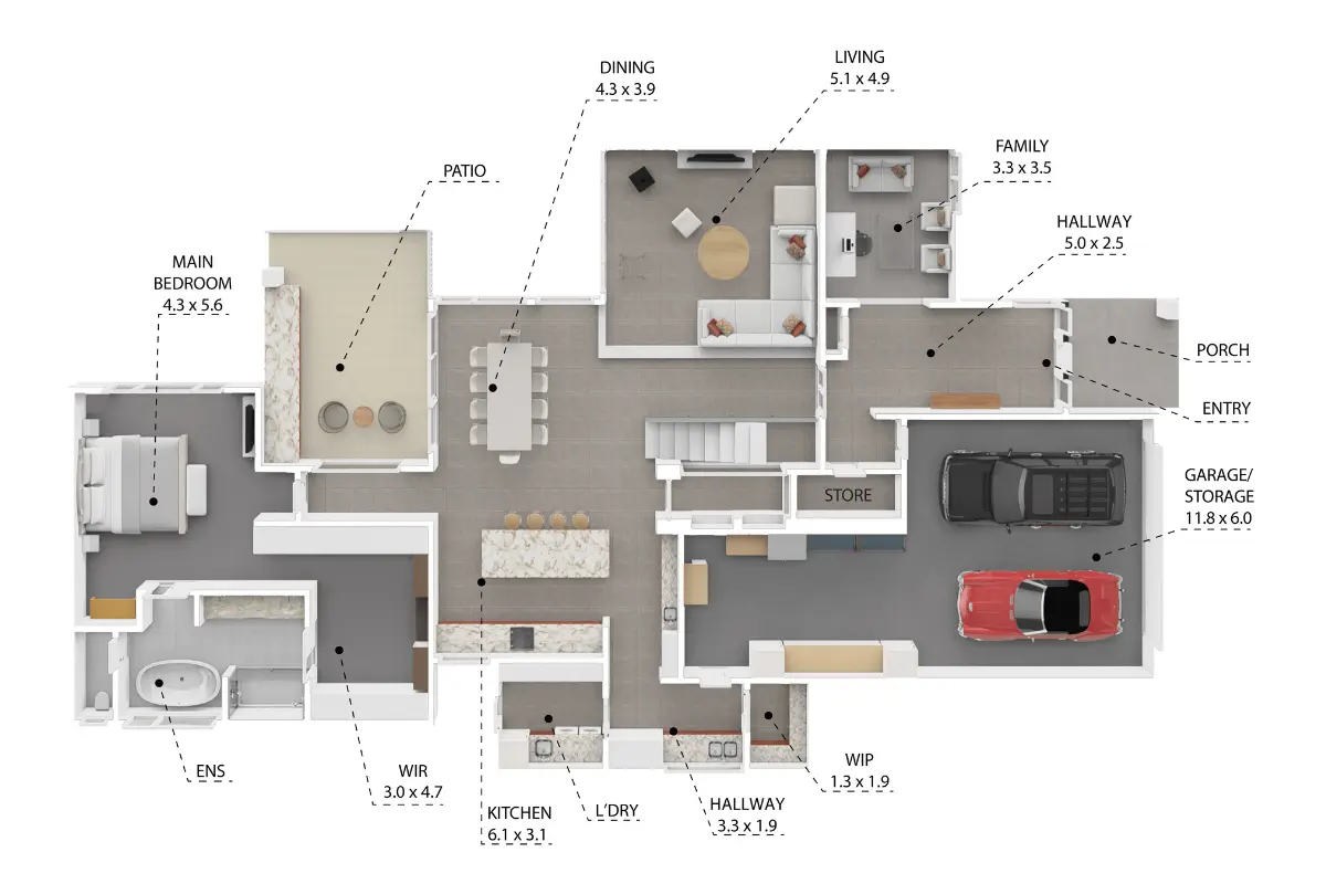 3D Floor Plan